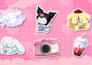 create cute kawaii doodles stickers design and sticker sheet